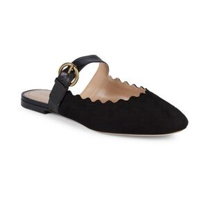 CHLOÉ
Lauren Ballerina Flat Suede Mules